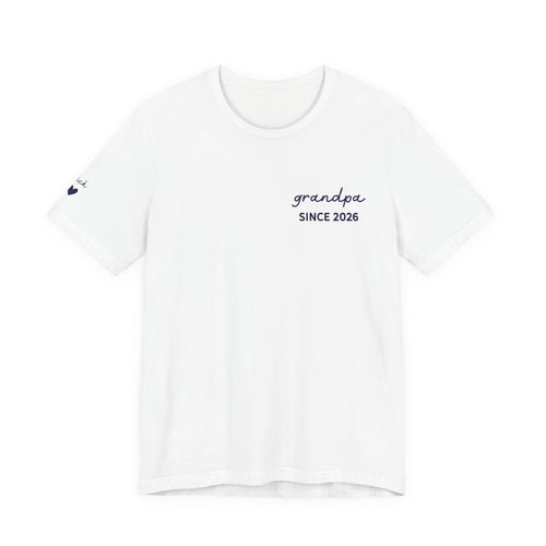 Personalized Grandpa Since T-Shirt Printed with Names