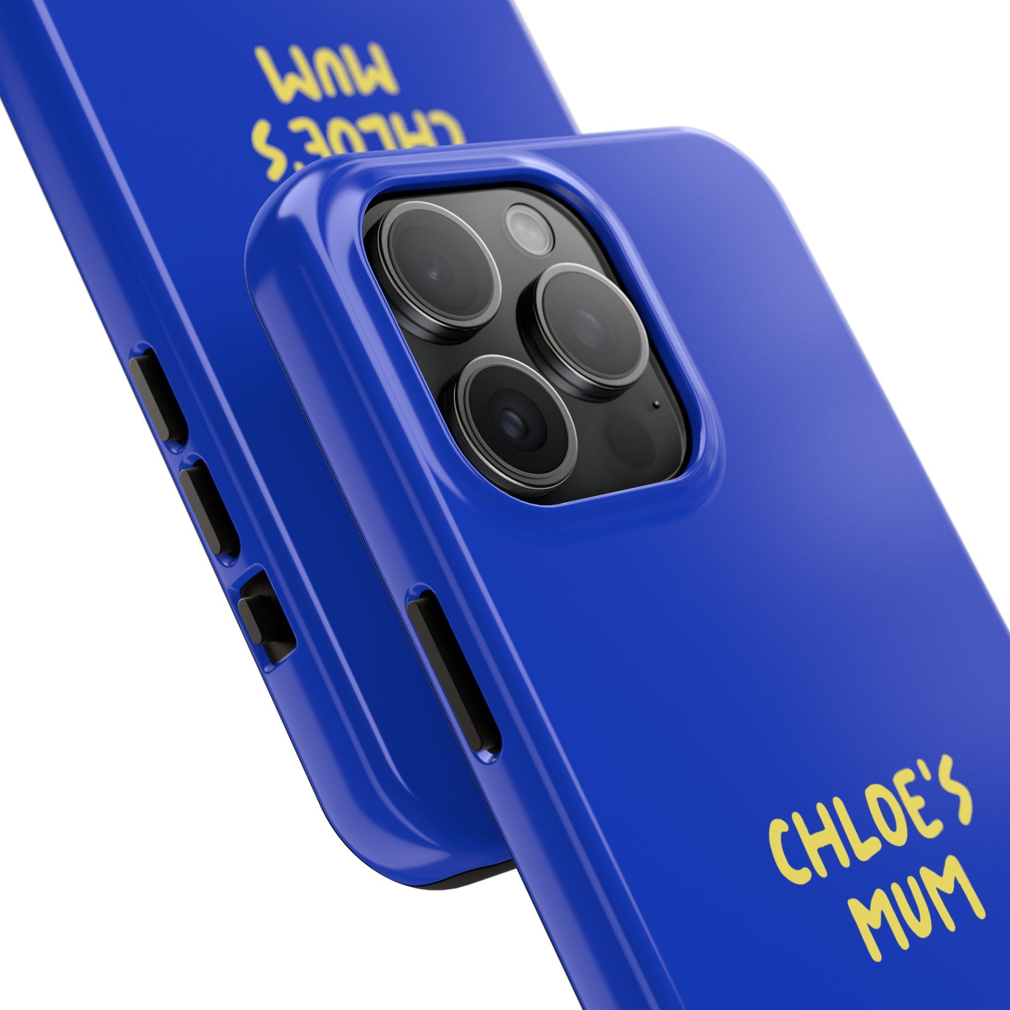 Phone Case Blue color with custom text