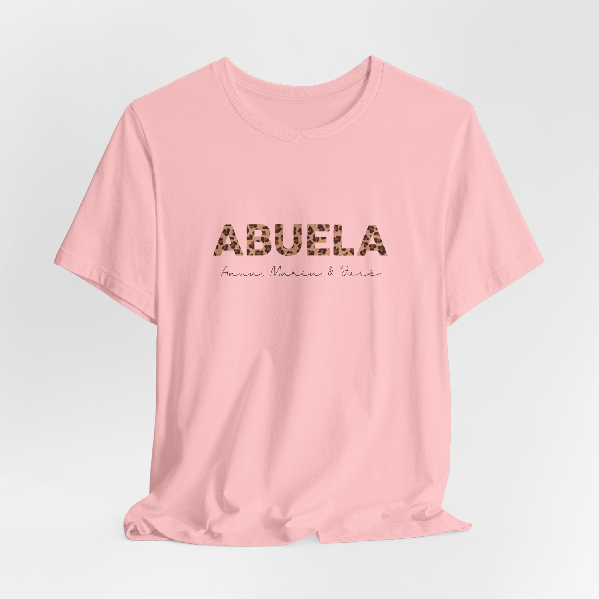 Camiseta Leopard Abuela con Nombres Personalizados