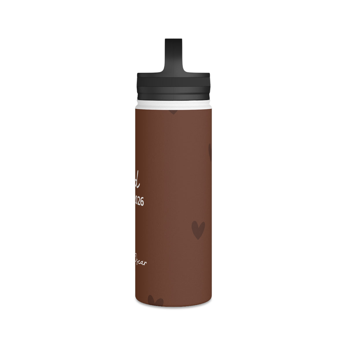 Dad Since Water Bottle with Personalized Names