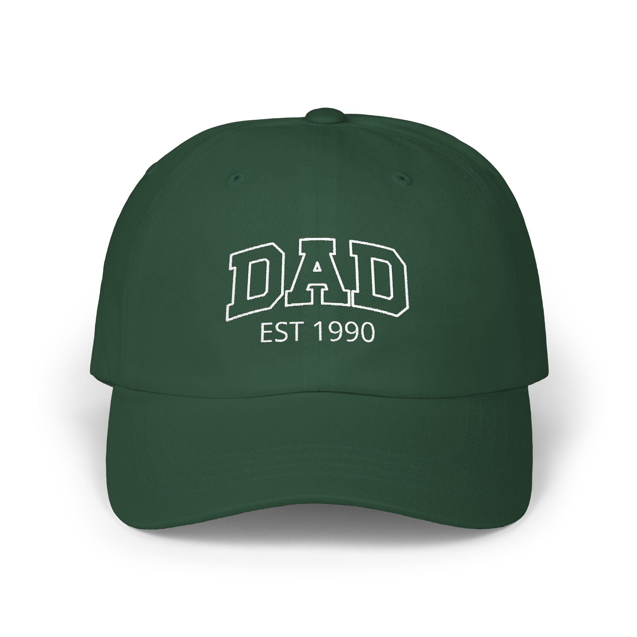 Cap Dad embroidered curved and children's names