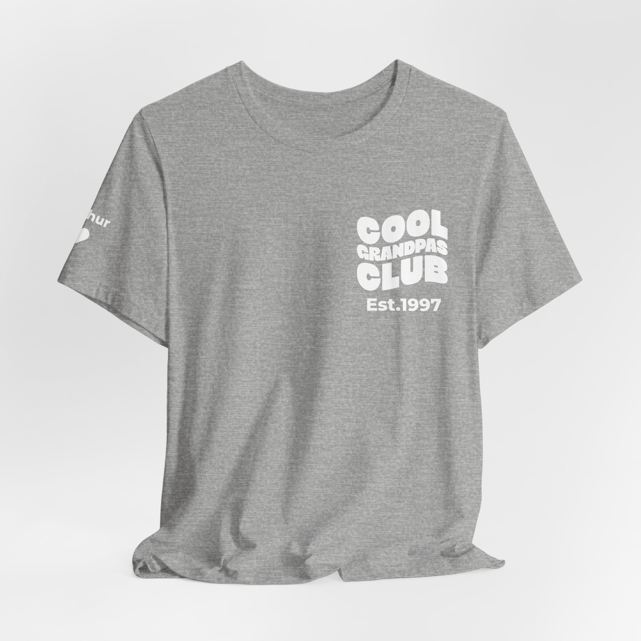 T-Shirt Cool Grandpas Club & Sleeve Names