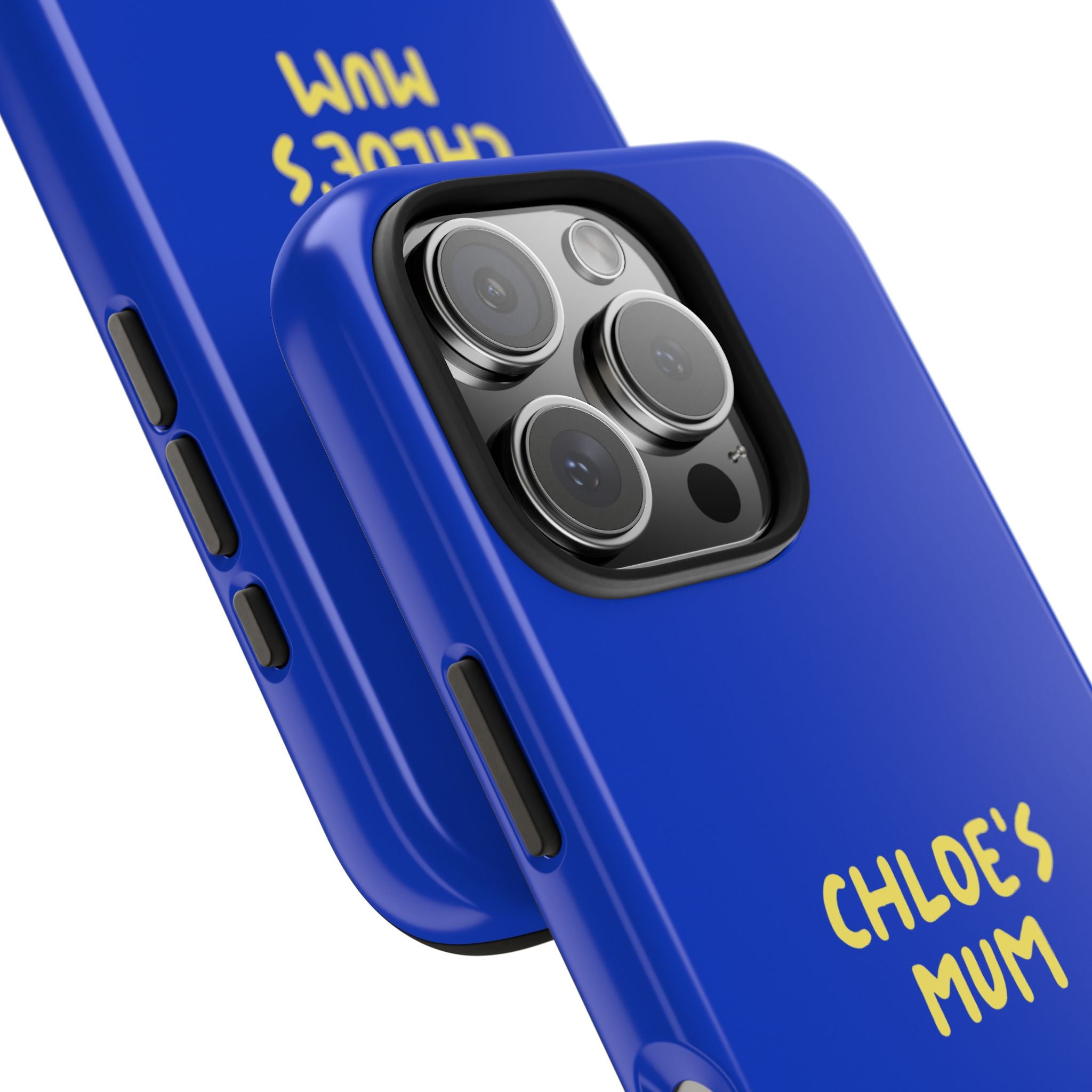 Phone Case Blue color with custom text