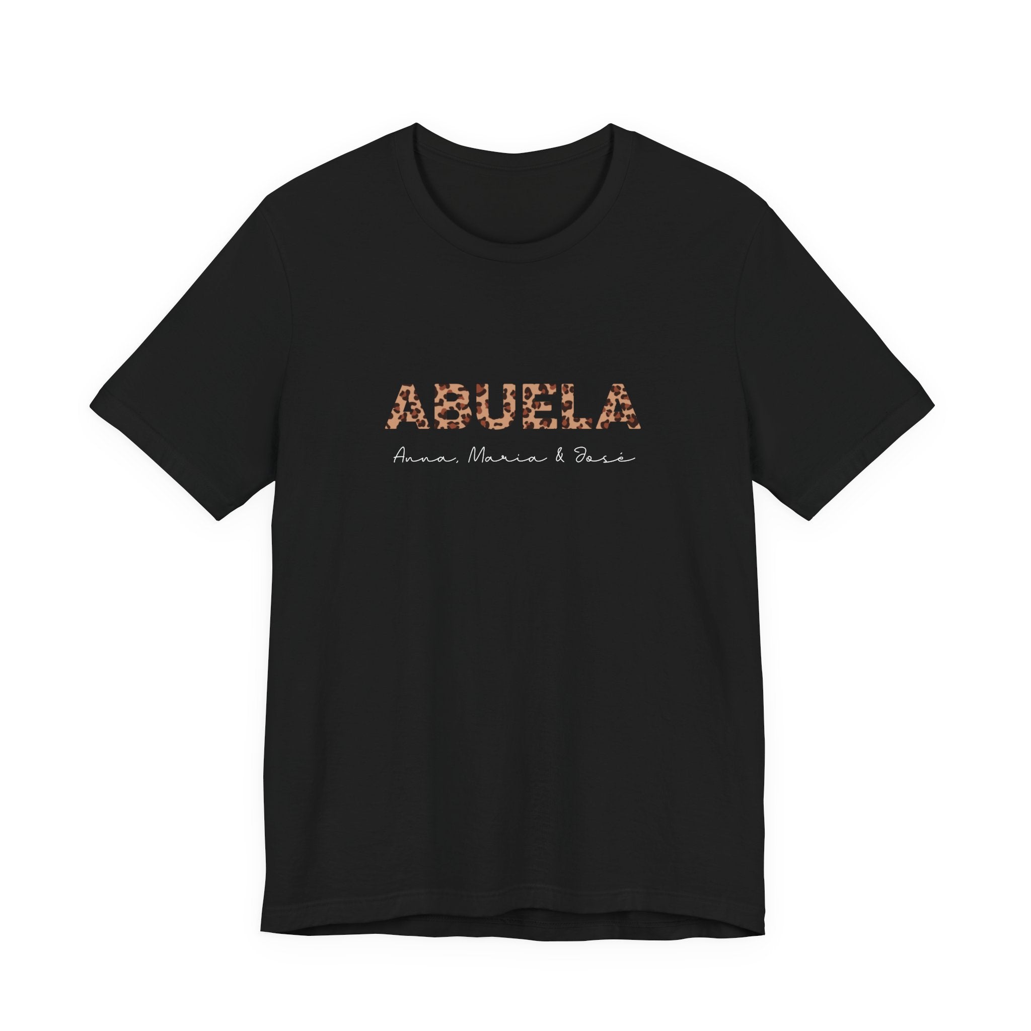 Camiseta Leopard Abuela con Nombres Personalizados