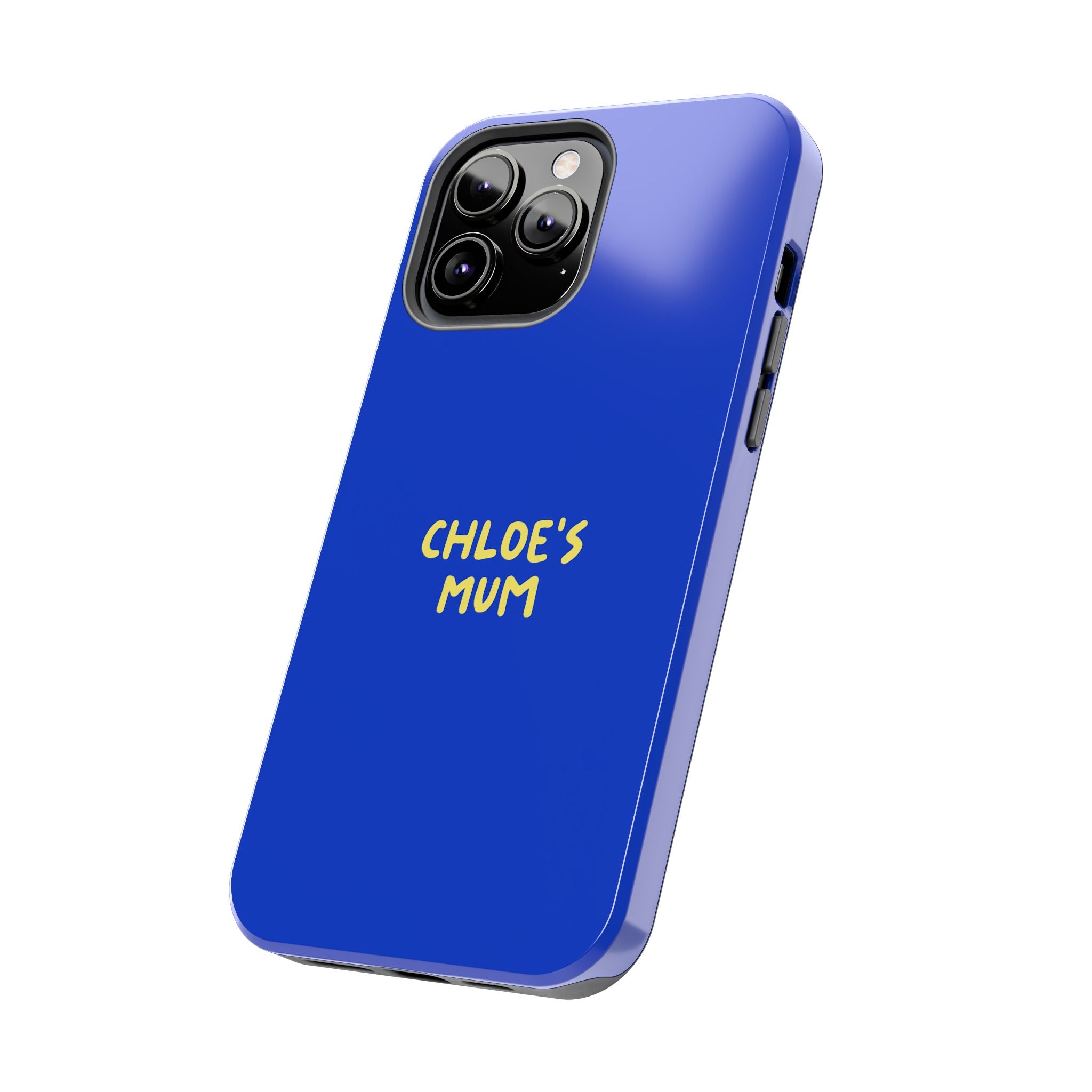 Phone Case Blue color with custom text