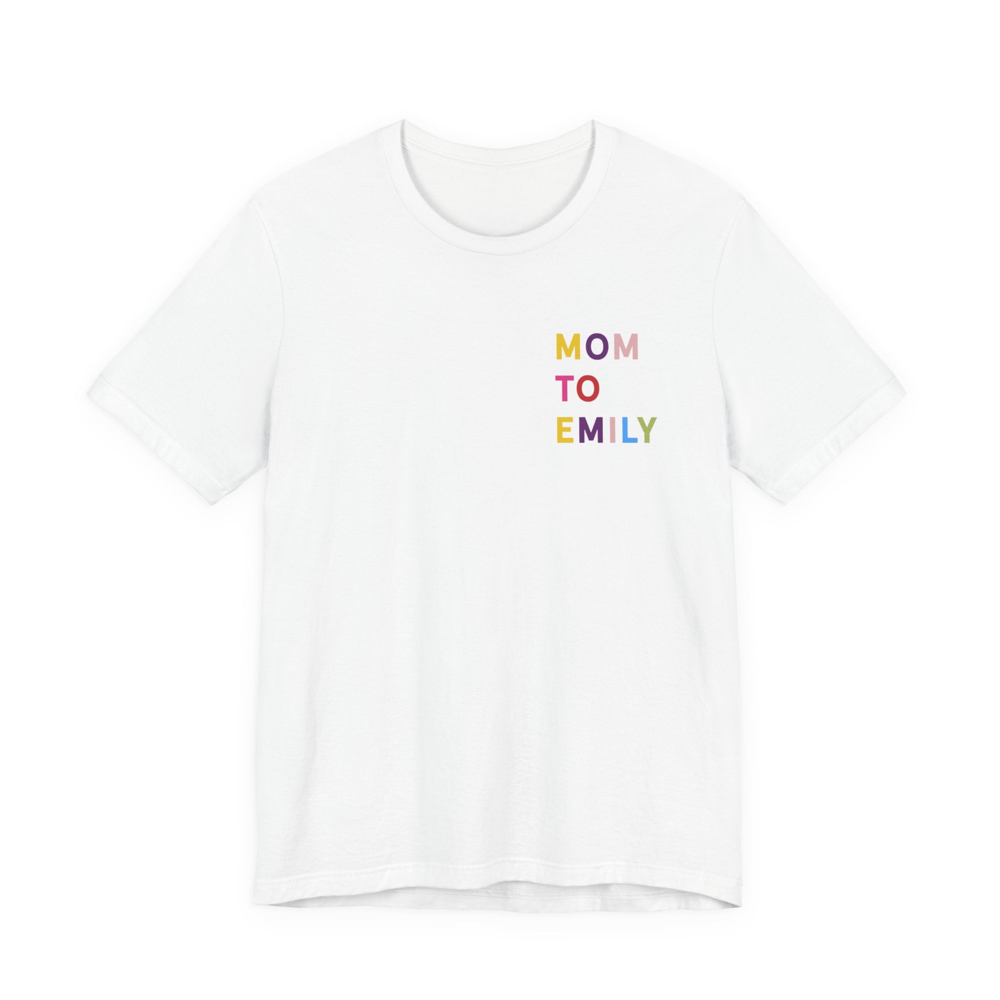 T-Shirt Multicolored name mummy