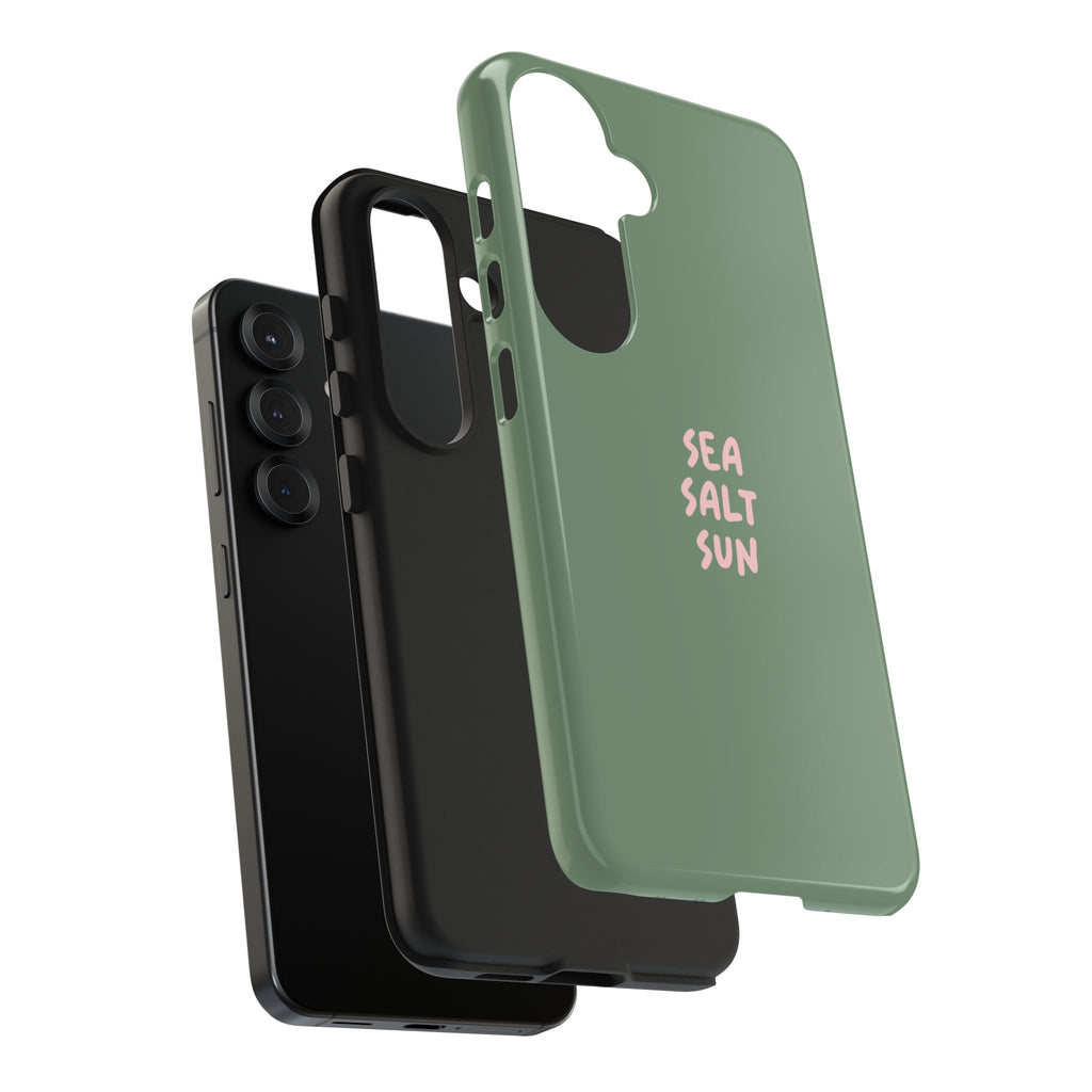 Phone Case Green color with custom text