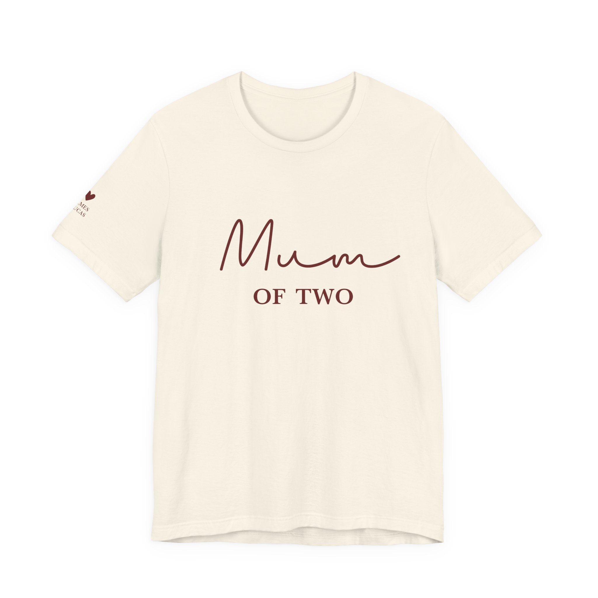 T-Shirt Mum of and personalized first names