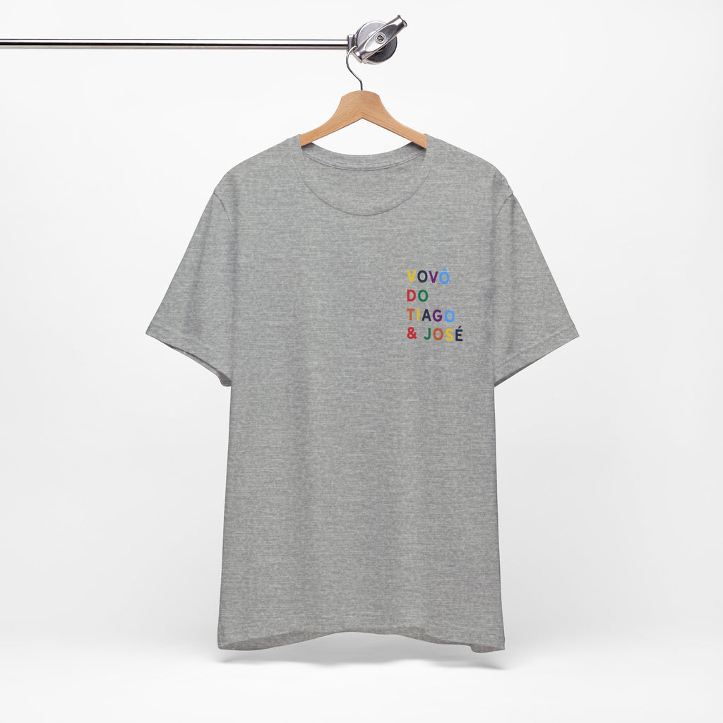 Camiseta Vovô de Nome Multicolorido