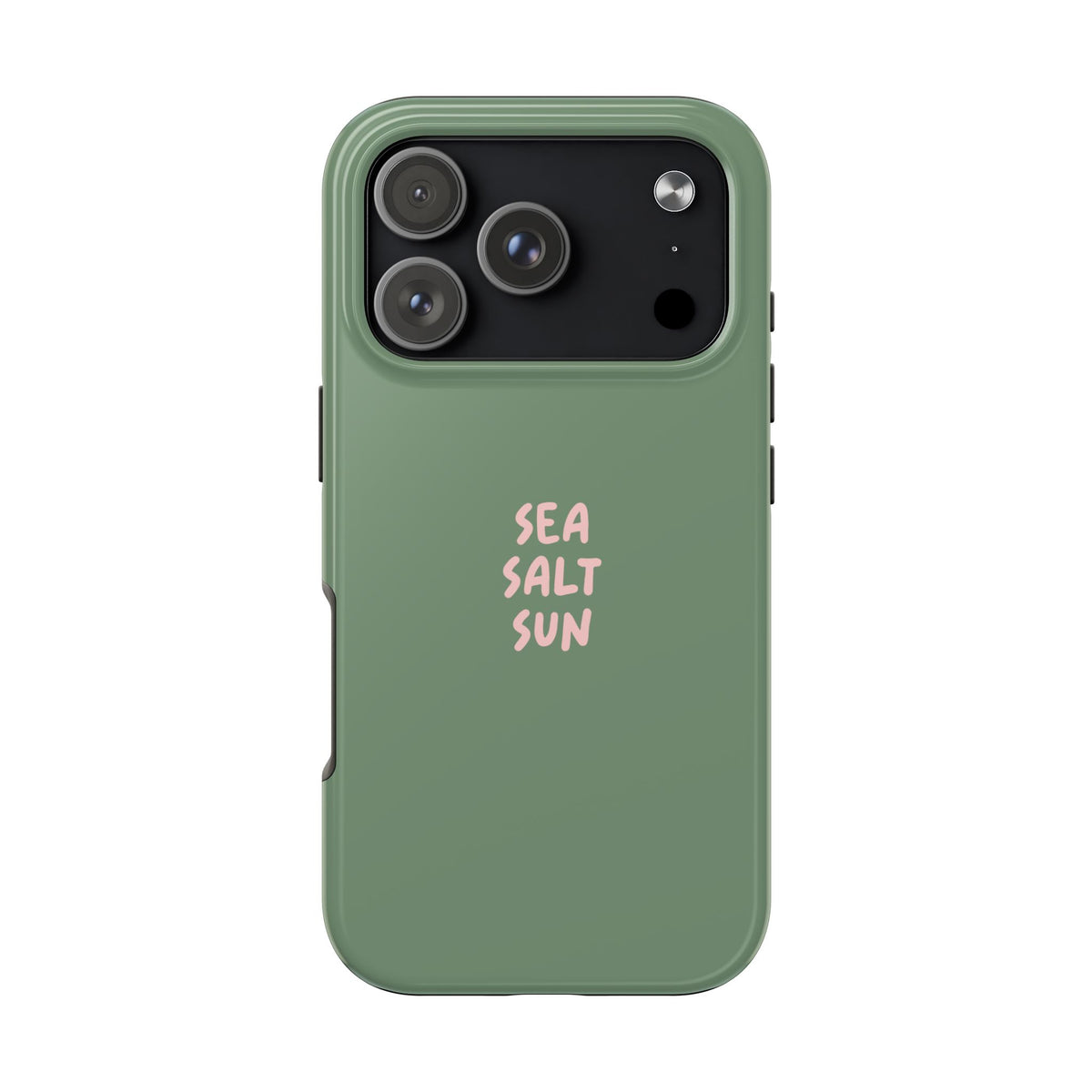 Phone Case Green color with custom text