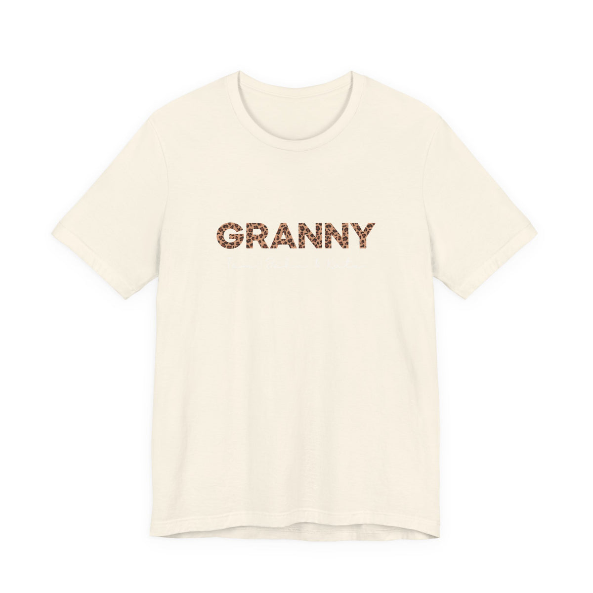 Personalized Leopard Granny T-Shirt