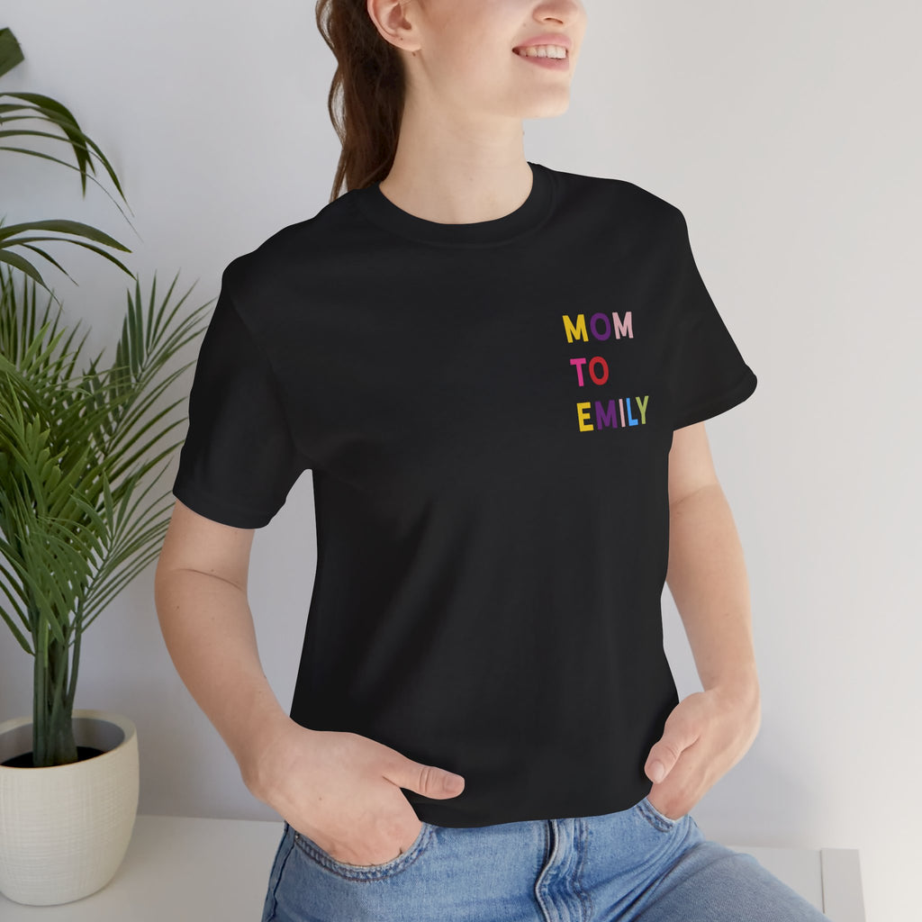 T-Shirt Multicolored name mummy