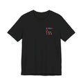 Camiseta personalizada para abuela con nombres multicolor