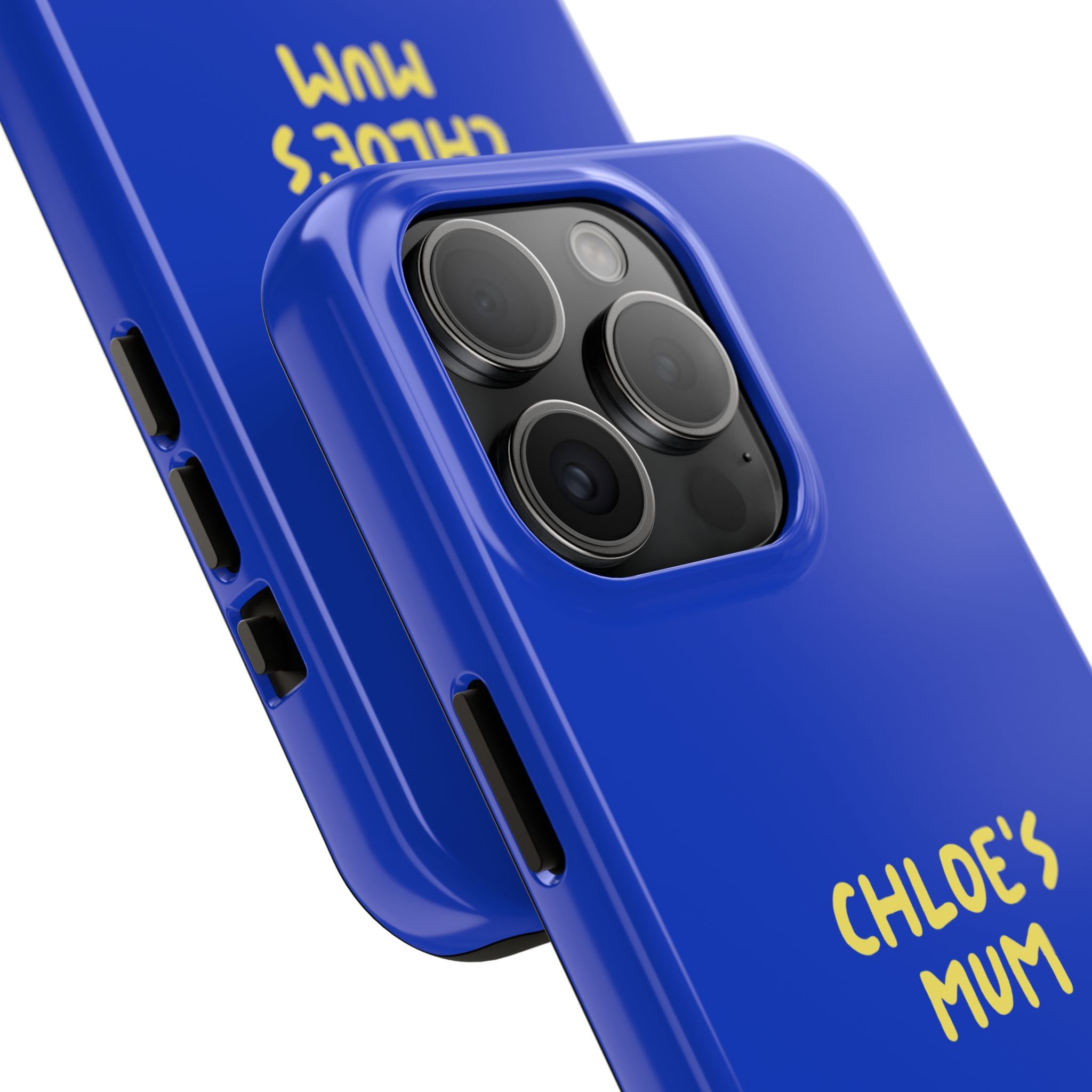 Phone Case Blue color with custom text