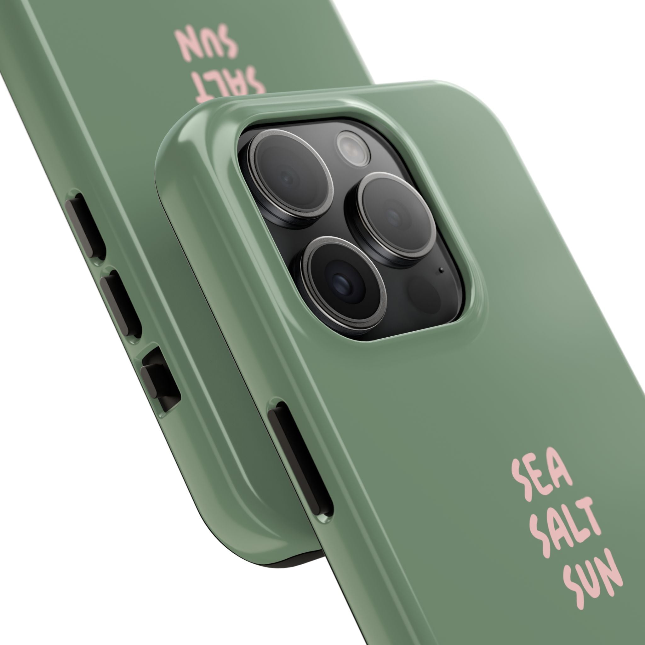 Phone Case Green color with custom text