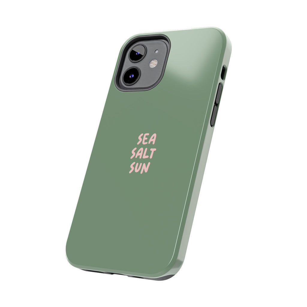 Phone Case Green color with custom text