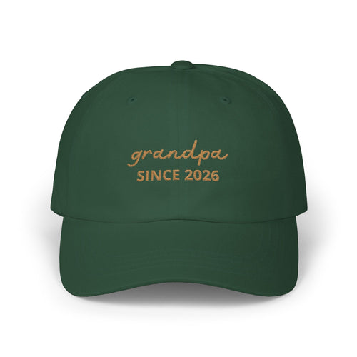 Cap Grandpa Since Embroidered Date