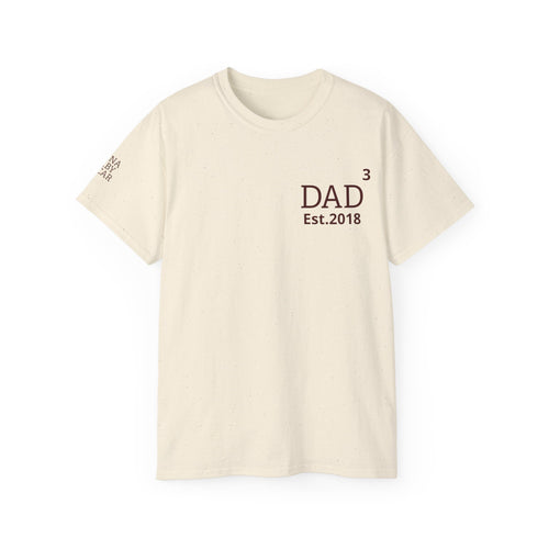 AUS - T-Shirt Dad of multicolored name daddy
