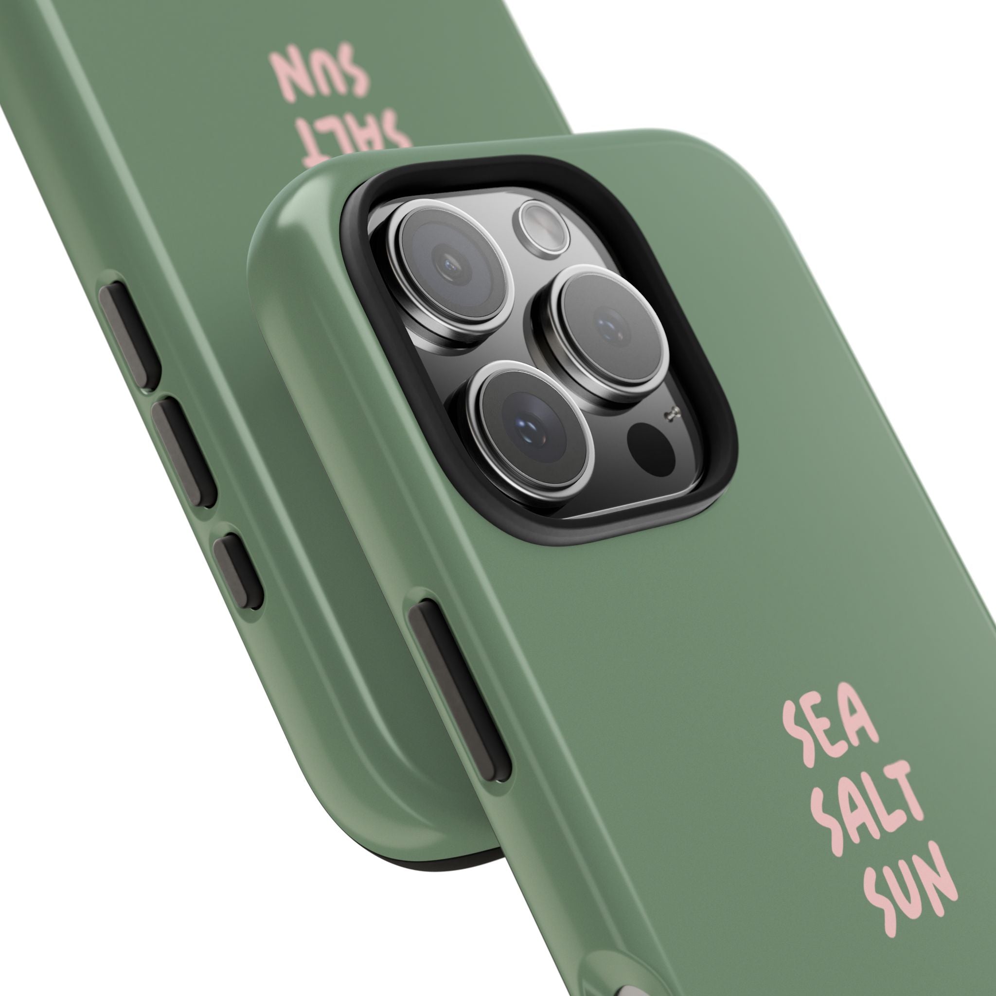 Phone Case Green color with custom text