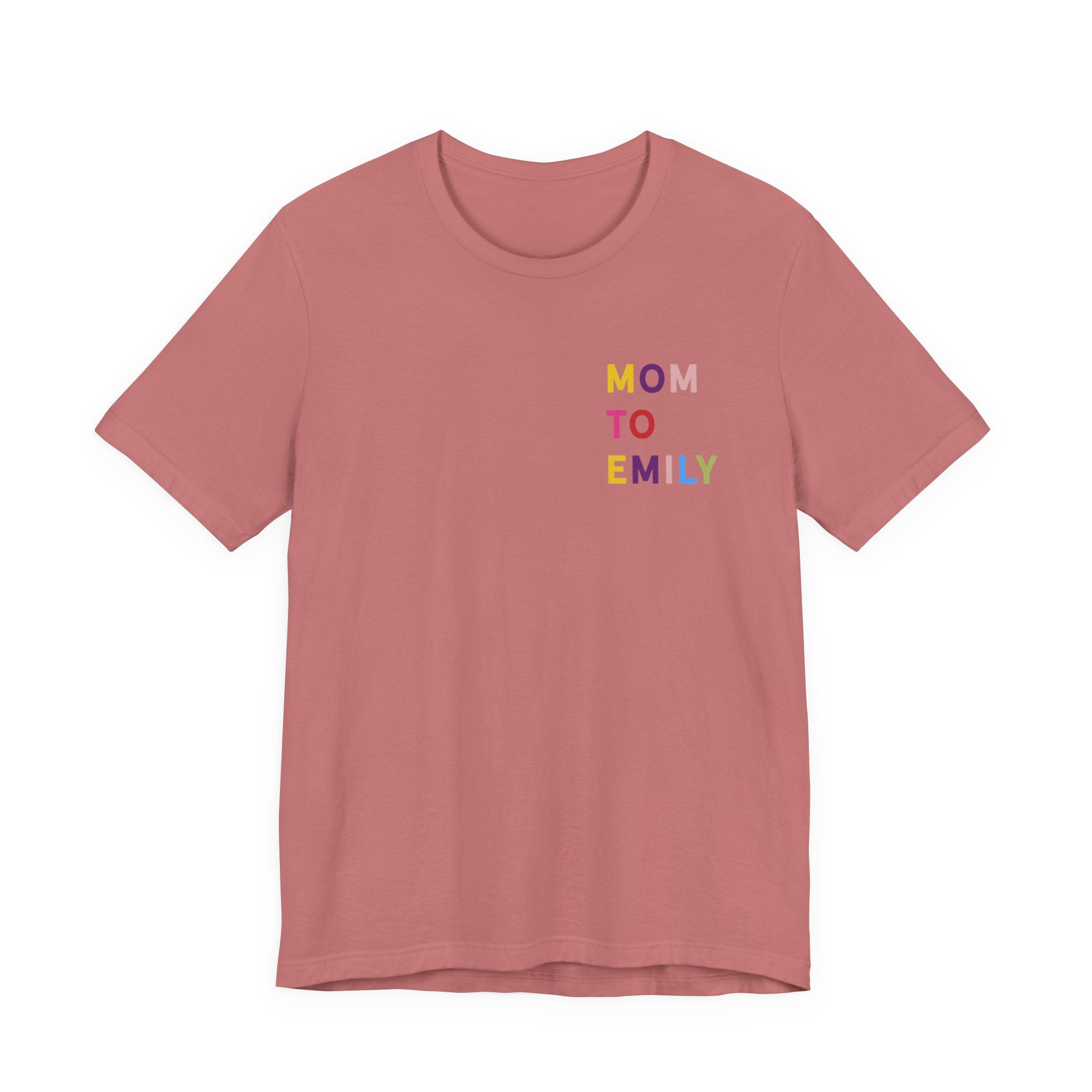 T-Shirt Multicolored name mummy