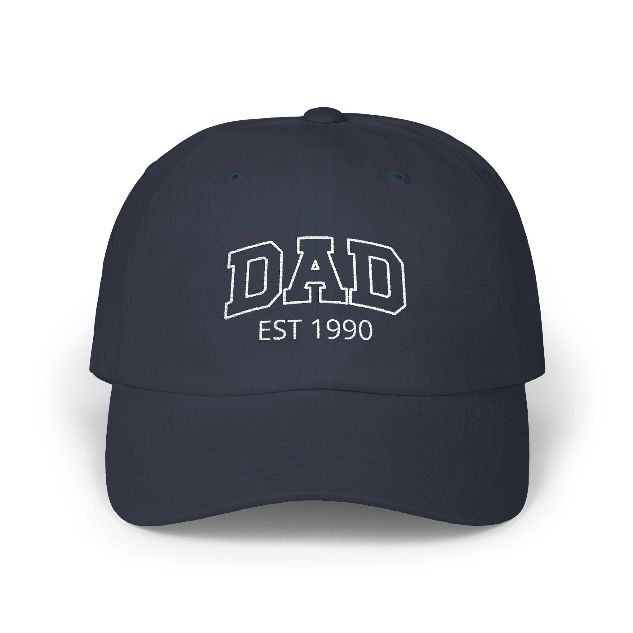 Cap Dad embroidered curved and children's names