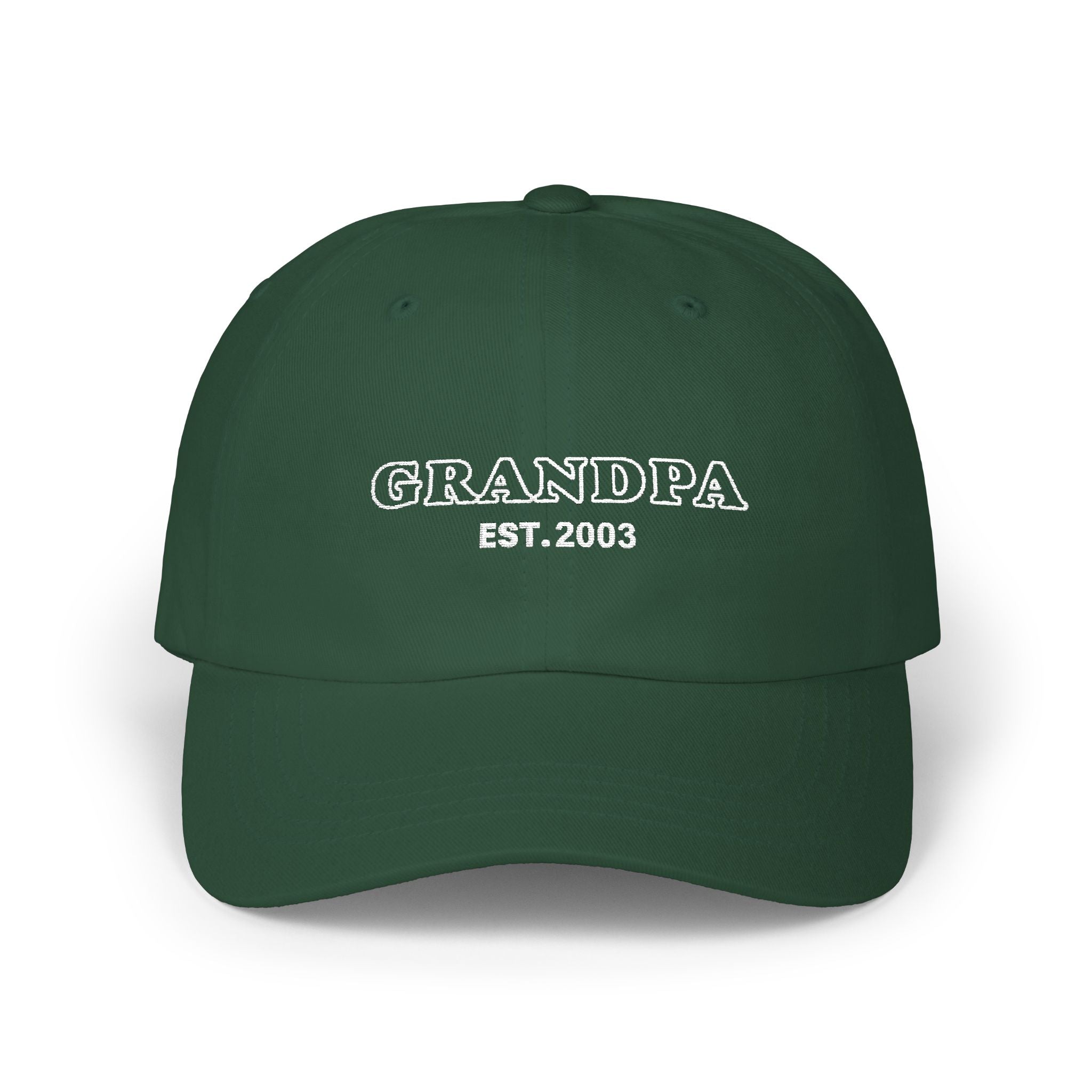 Cap Grandpa and Grandchildren’s Names Embroidered