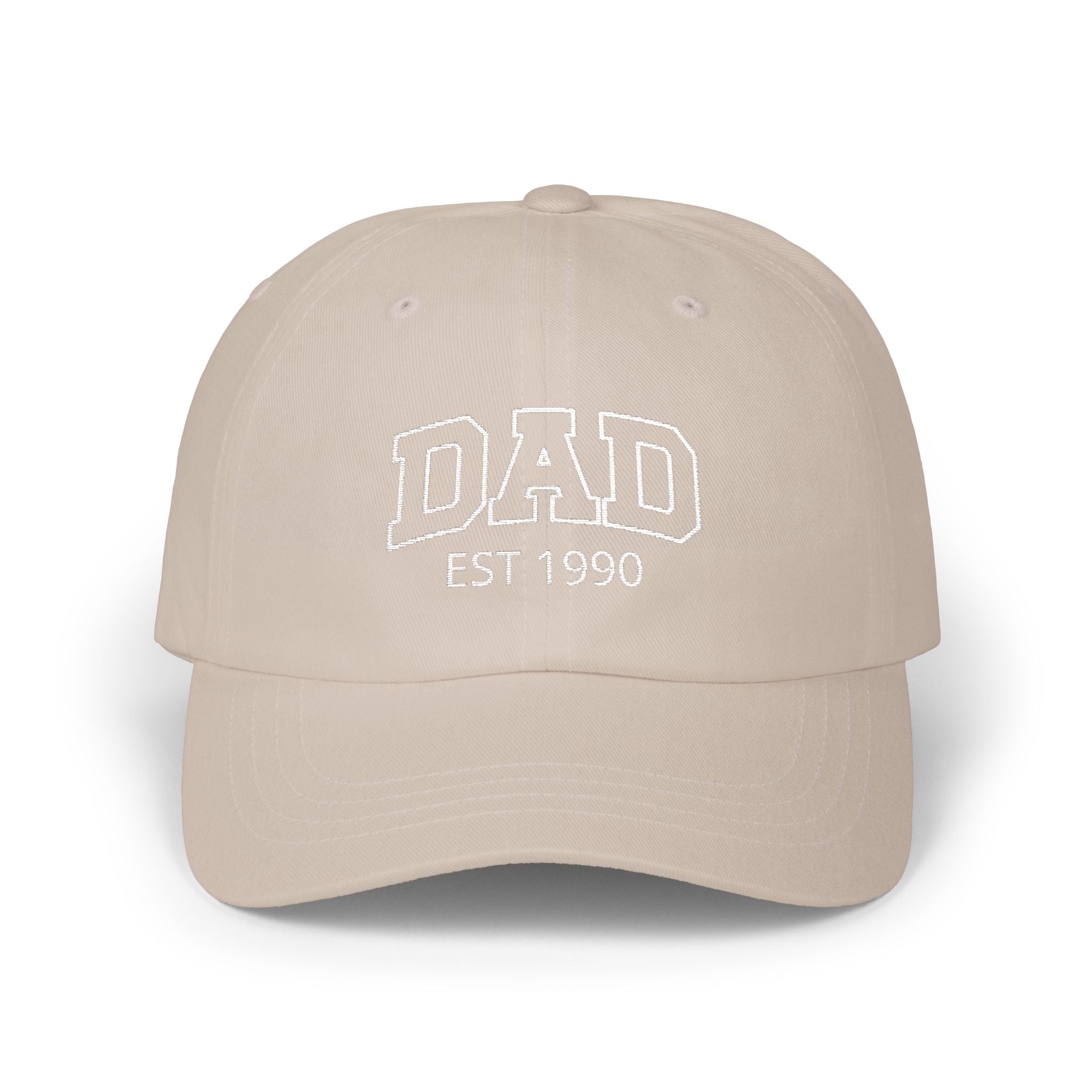 Cap Dad embroidered curved and children's names