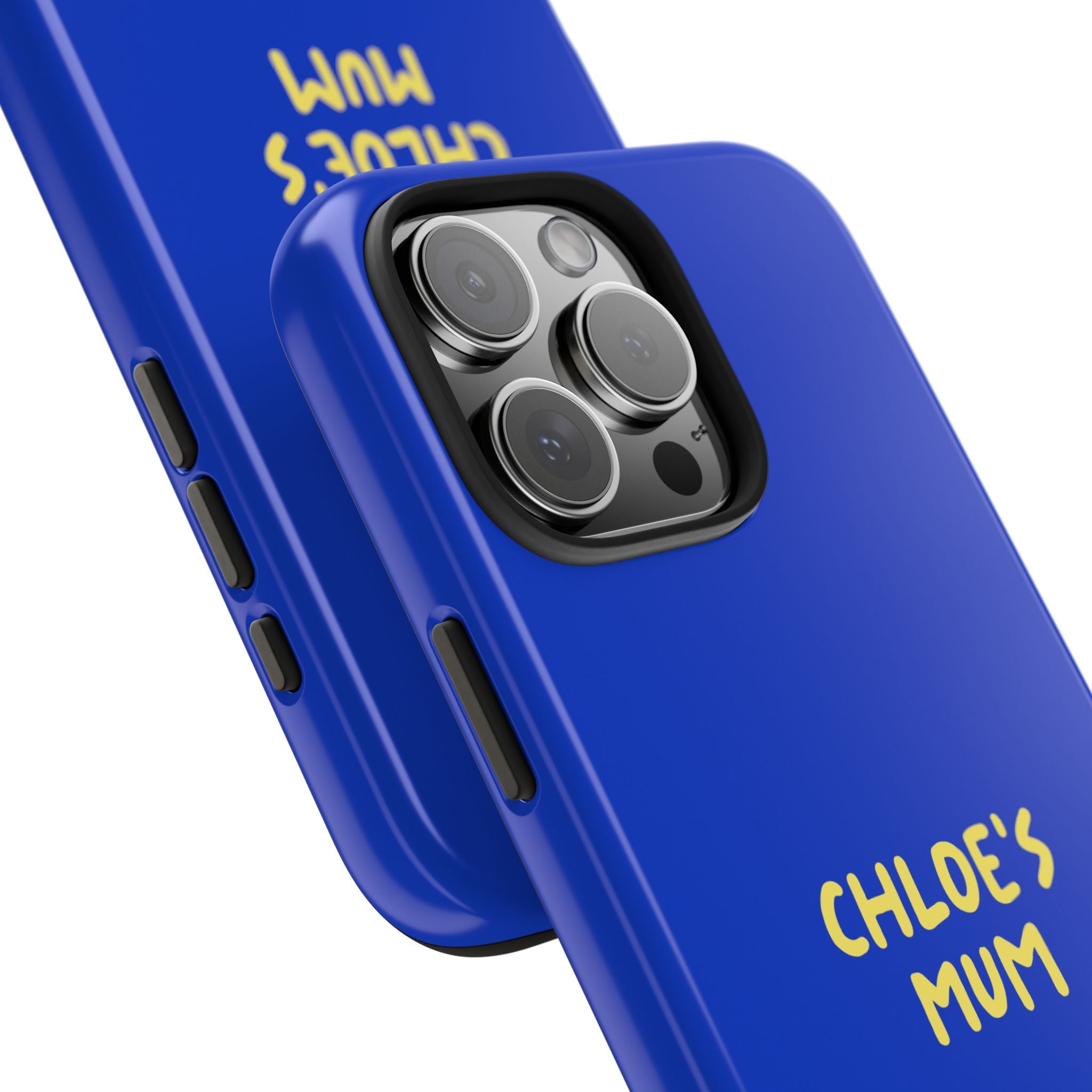 Phone Case Blue color with custom text